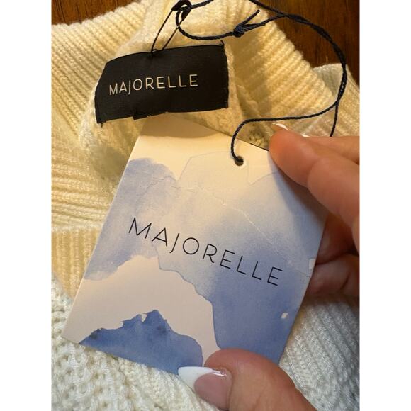 NWT MARJORELLE MONETTE IVORY SWEATER DRESS SIZE MEDIUM - Picture 10 of 11